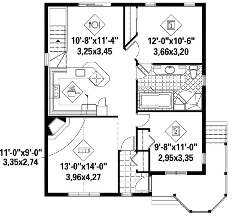 House Plan House Plan #18272 Drawing 1