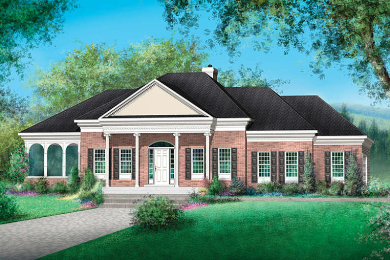 House Plan House Plan #18291 Front Elevation