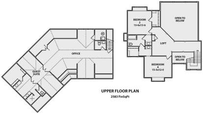 Second Floor for House Plan #5631-00065