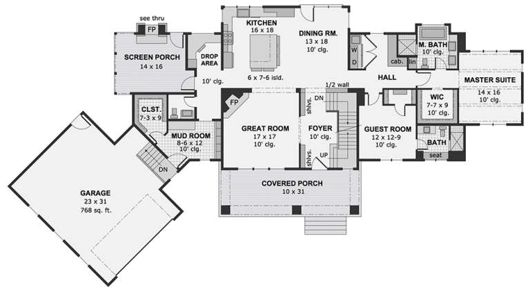 House Plan House Plan #18350 Drawing 1