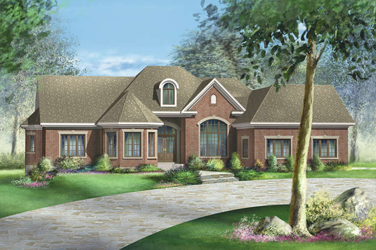 House Plan House Plan #18402 Front Elevation