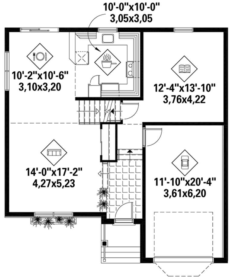 House Plan House Plan #18408 Drawing 1