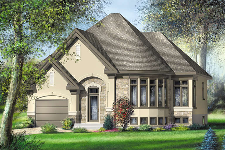 House Plan House Plan #18417 Front Elevation