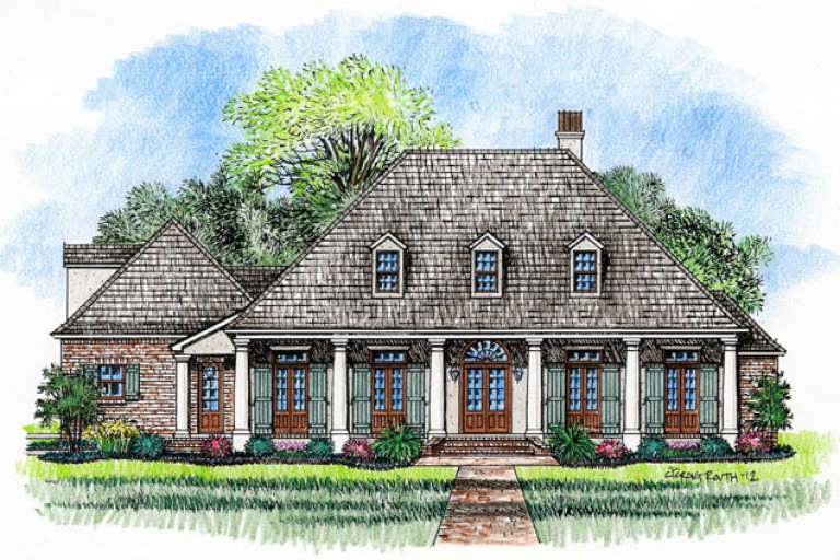 House Plan House Plan #18461 Front Elevation