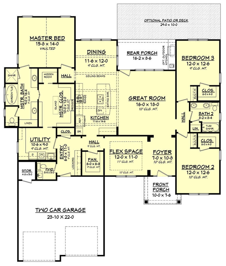 House Plan House Plan #18472 Drawing 1