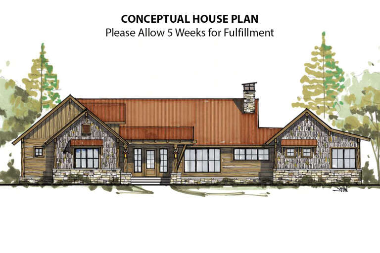 House Plan House Plan #18532 Front Elevation 