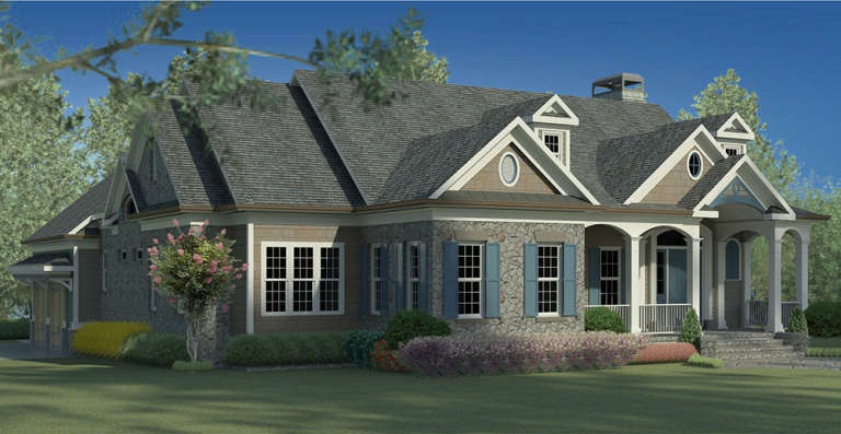 House Plan House Plan #18535 Front Elevation