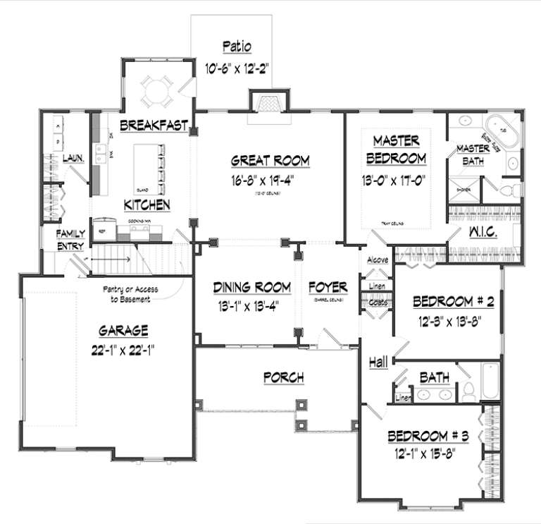 House Plan House Plan #18536 Drawing 1