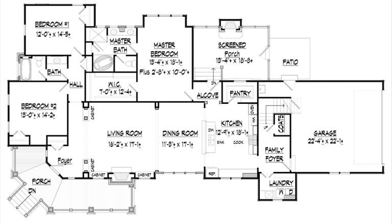 House Plan House Plan #18537 Drawing 1