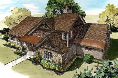 Cottage House Plan #1907-00043 Elevation Photo