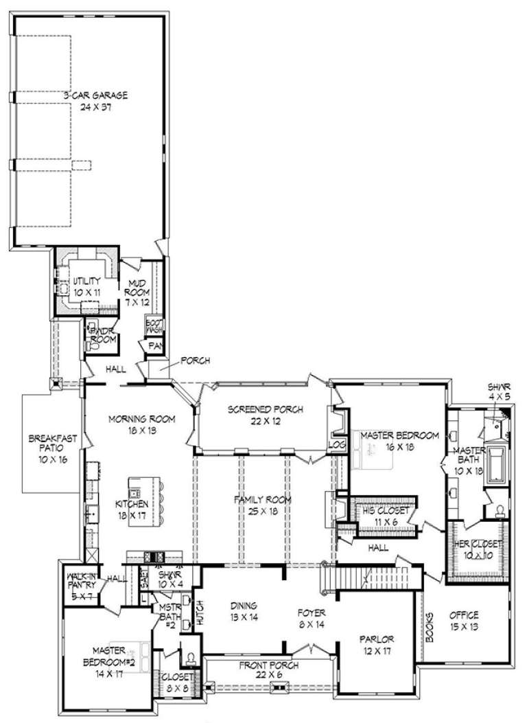 House Plan House Plan #18563 Drawing 1
