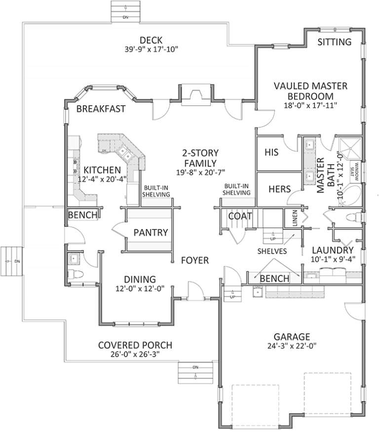 House Plan House Plan #18565 Drawing 1