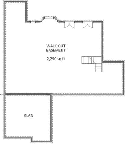 Basement for House Plan #6849-00033