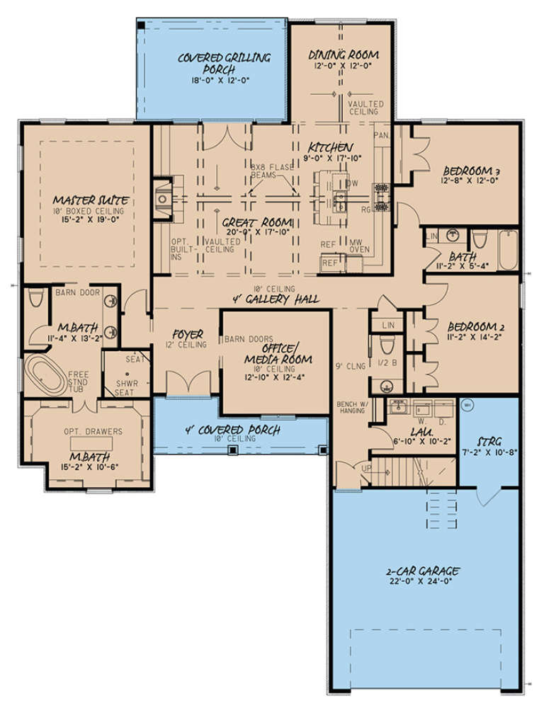 House Plan House Plan #18601 Drawing 1