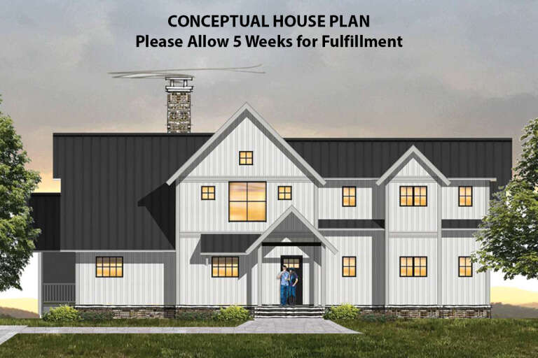 House Plan House Plan #18670 Front Elevation 