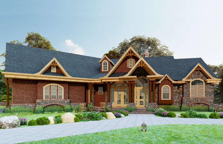 House Plan House Plan #18719 Front Elevation 