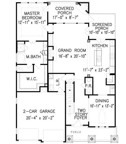Main Floor for House Plan #699-00082