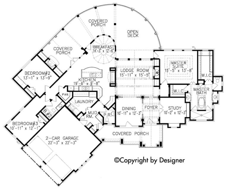 House Plan House Plan #18721 Drawing 1