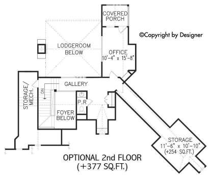 Floorplan 2 for House Plan #699-00084