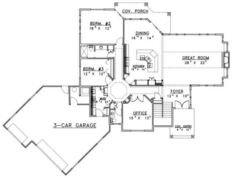 House Plan House Plan #1876 Drawing 1