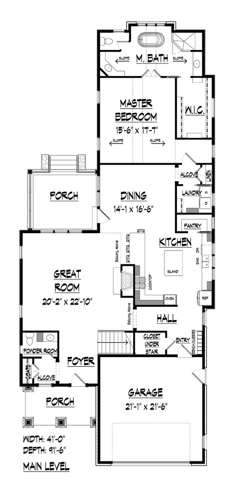 House Plan House Plan #18777 Drawing 1