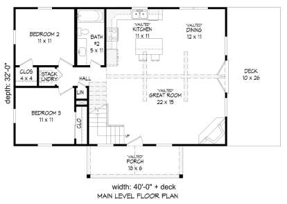 Floorplan 1 for House Plan #940-00069