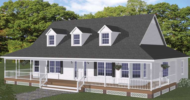 House Plan House Plan #18786 Front Elevation