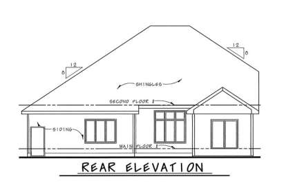 Traditional House Plan #402-01481 Elevation Photo