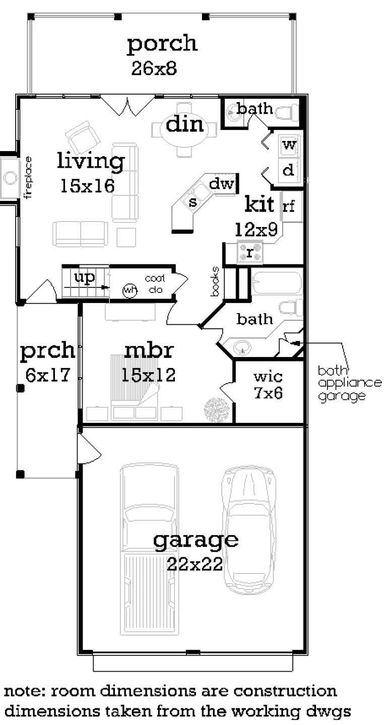 House Plan House Plan #18803 Drawing 1