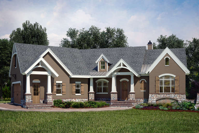 House Plan House Plan #18814 Front Elevation