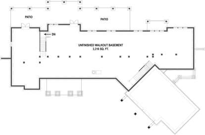Basement  for House Plan #4195-00011