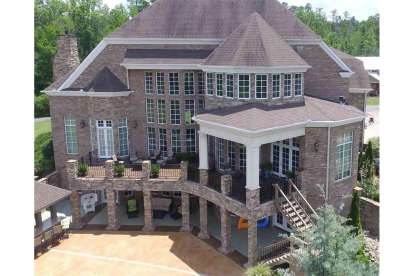 Luxury House Plan #4195-00012 Elevation Photo
