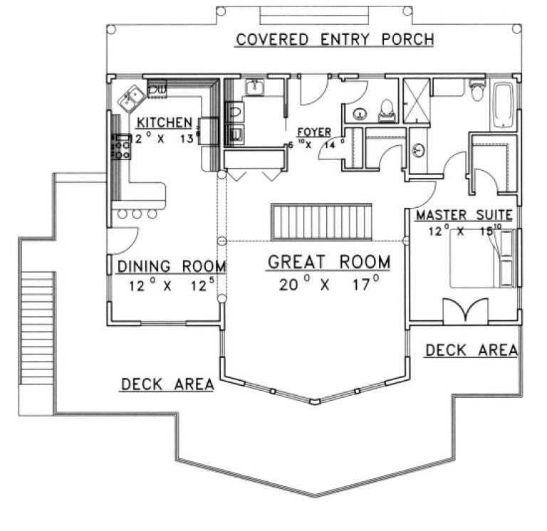 House Plan House Plan #1888 Drawing 2
