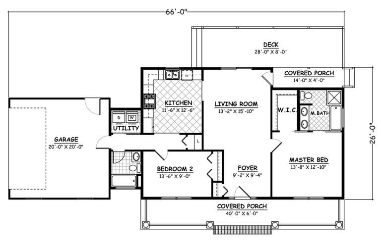 House Plan House Plan #18931 Drawing 1