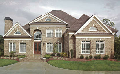 Luxury House Plan #4195-00023 Elevation Photo