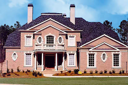 Luxury House Plan #4195-00027 Elevation Photo