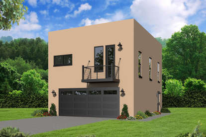 Modern House Plan #940-00073 Elevation Photo