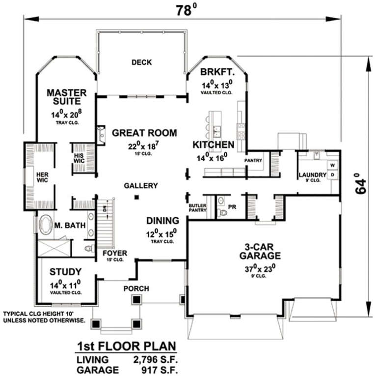 House Plan House Plan #18985 Drawing 1