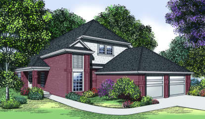 Traditional House Plan #048-00150 Elevation Photo