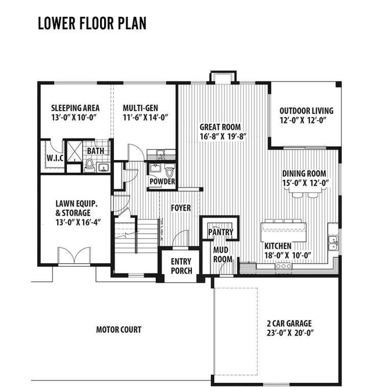 House Plan House Plan #19050 Drawing 1