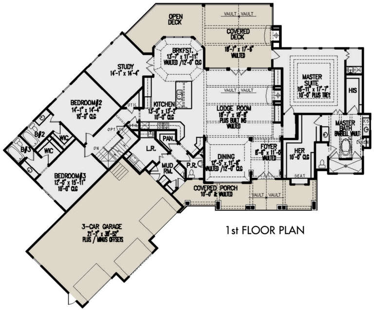 House Plan House Plan #19072 Drawing 1