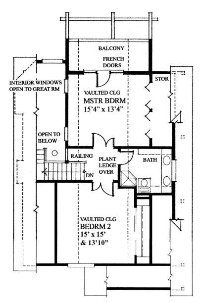 Floorplan 2 for House Plan #4177-00013
