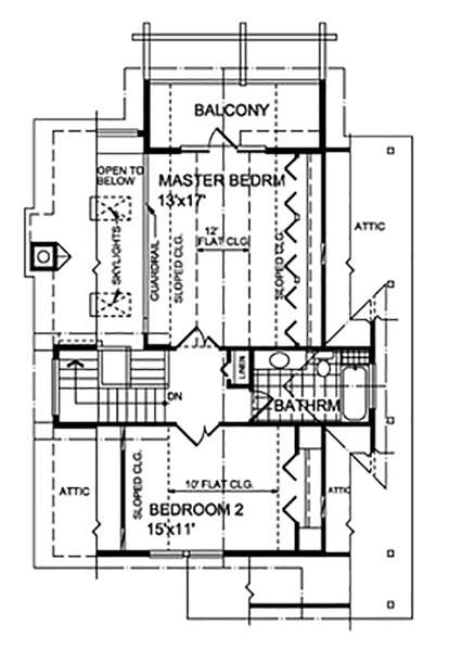 Floorplan 2 for House Plan #4177-00015