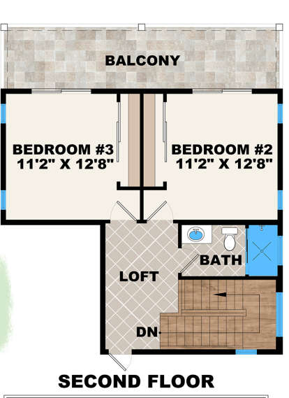 Floorplan 2 for House Plan #1018-00280