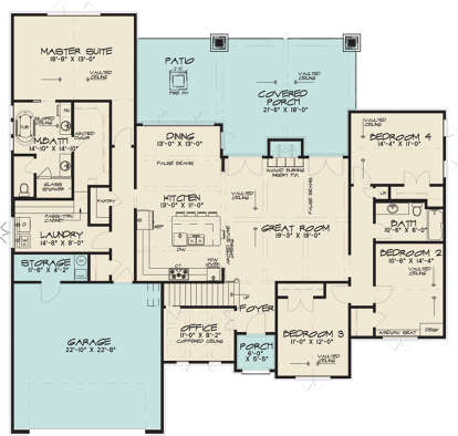 Main Floor for House Plan #8318-00075