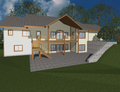 Luxury House Plan #039-00501 Elevation Photo