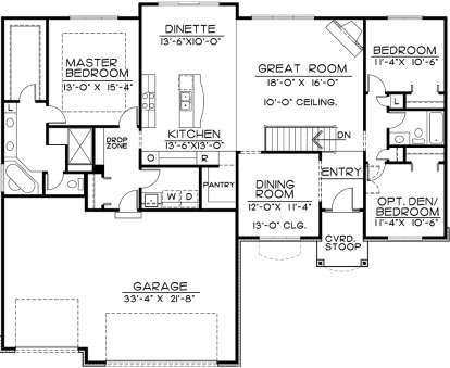 Main Floor for House Plan #402-01519