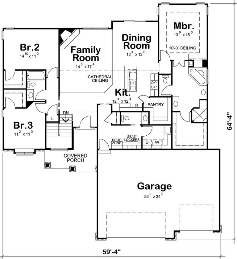 House Plan House Plan #19321 Drawing 1