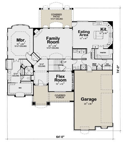 Main Floor for House Plan #402-01536