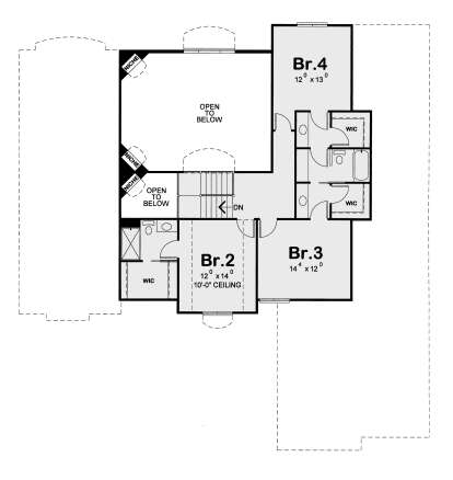 Second Floor for House Plan #402-01536